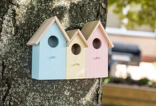 Hanging bird house wall - bird,