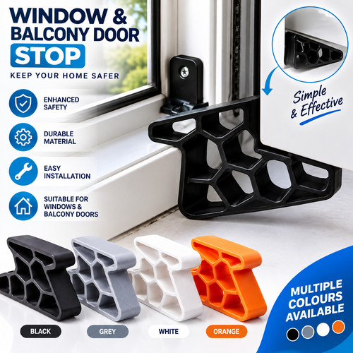 Upvc door security stopper - security,