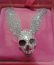 Butler and Wilson Skull Necklace - BNIB