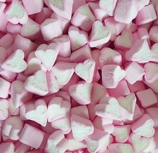 MINI HEART MALLOWS Pick & Mix Marshmallow Sweets Love Valentines Wedding Party
