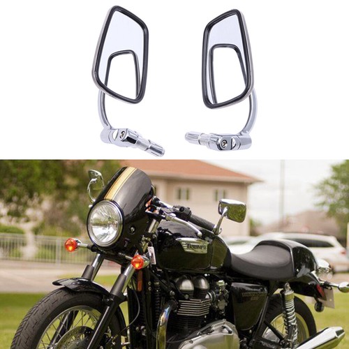 Chrome motorcycle bar end - 7/8",