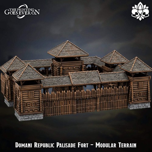 Palisade fort large modular - large,