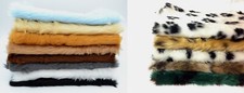 Animal Fun Faux Fur Fabric Material - Soft 15-20mm Pile Sold by Various Lengths