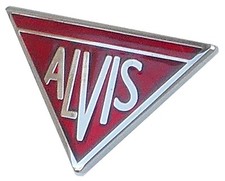 Alvis logo lapel pin