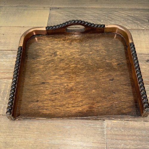 Antique wooden crumb tray - wooden,