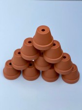 Small Traditional Terracotta Plants Pot - 7 cm W x 6 cm H ( F7)