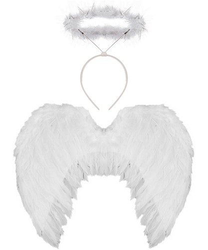 Angel fancy dress wings halo - angel,