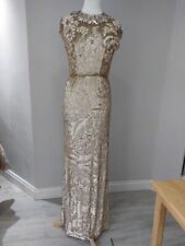 Jenny Packham Beautiful Gold Long Dress