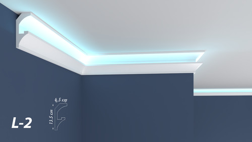 Coving cornice moulding led - cornice,