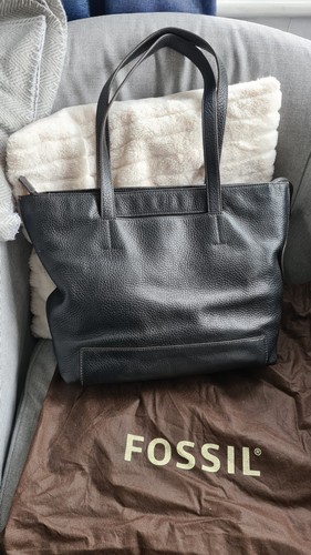 Fossil leather tote slouchy - tote,