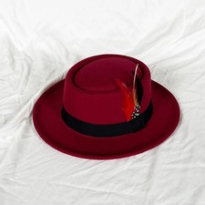 Mens Ladies Hat Fedora Wide
