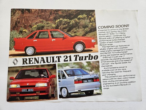Renault turbo launch sales - turbo,