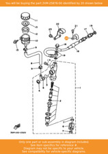 YAMAHA Holder, Brake Hose 2