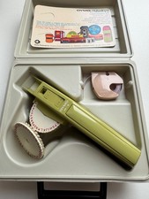 Vintage Dymo Mark VI Labelmaker 1970s Embossing Label Maker, Green with Case