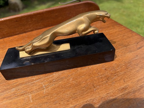 Jaguar car mascot painted - jaguar,