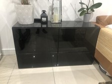 tallboy wardrobe with glasses door and drawer