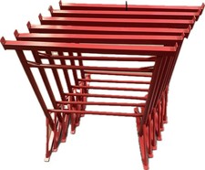 6 x Builders Trestles Size NO.3, Adjust from 1.0m–1.8m SWL 690kg Made in The UK