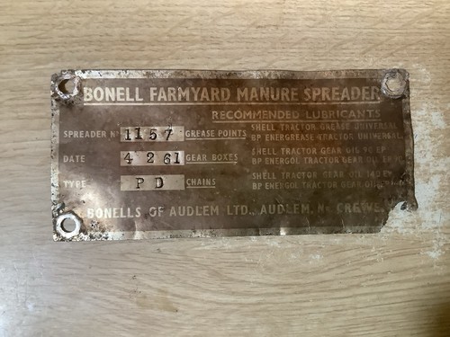 Vintage bonell farmyard manure - farmyard,