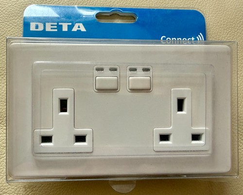 Deta lightwave double gang - rf,