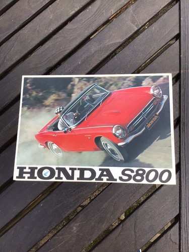 Honda s800 sales brochure - honda,