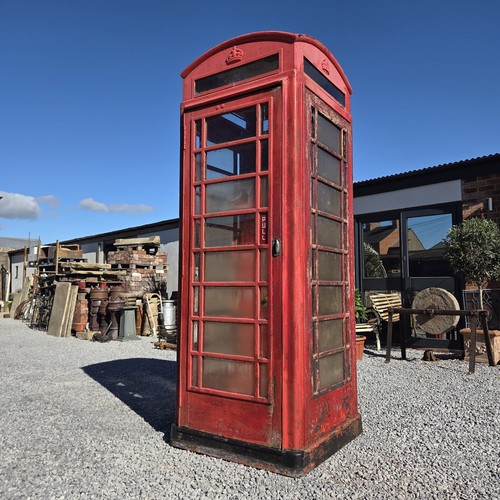 Original red telephone box - k6,