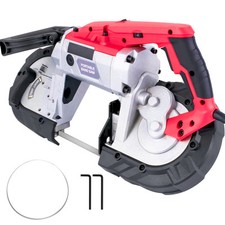 Band Saw Portable Variable-Speed 5" Deep Cut 110V 10-Amp Motor Handheld