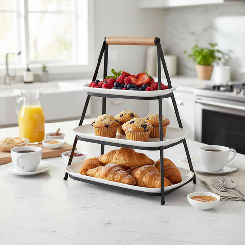 Tier glass cake stand - 3,