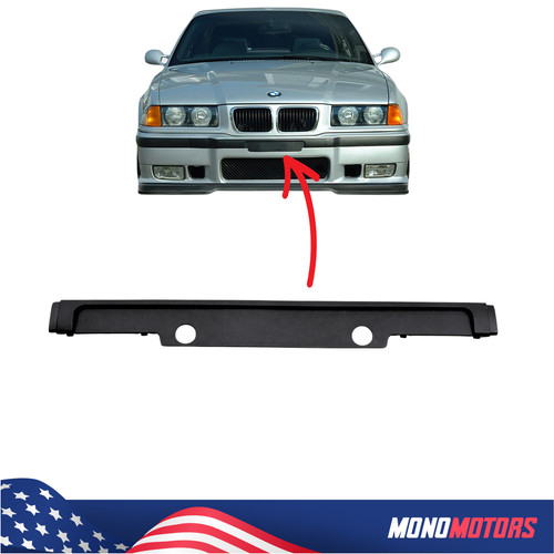Front bumper center trim