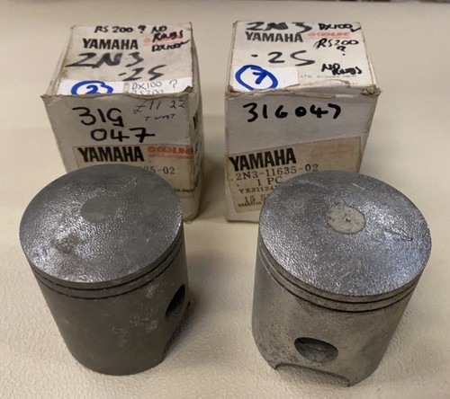 Yamaha rs200 pistons 25 - yamaha,