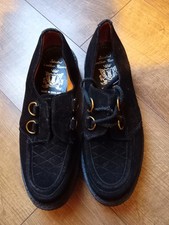 Geof Cox Black Suede Creepers