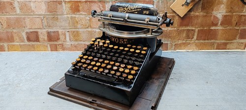 Antique yost typewriter - yost,