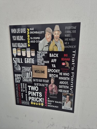 Still game metal tin - , sign