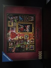 Disney-1000 piece jigsaw puzzles (villains, Edition, Queen Of hearts).