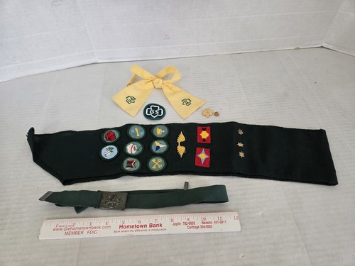 Vintage girl scout sash - vintage,