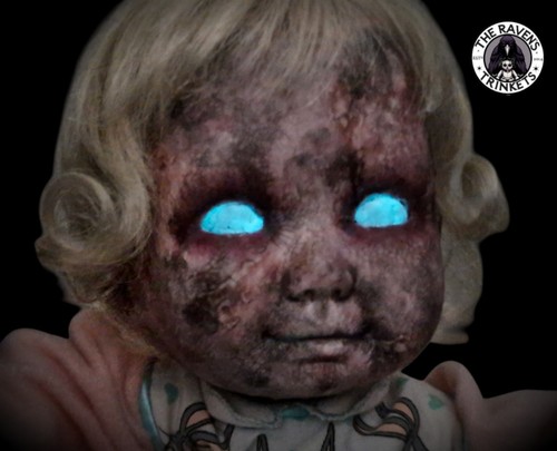 Creepy horror doll glow the - doll,