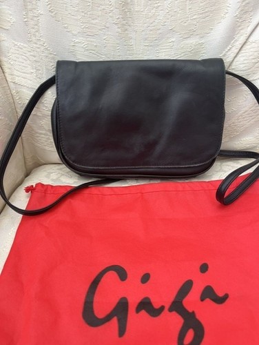 Gigi leather navy blue - gigi,
