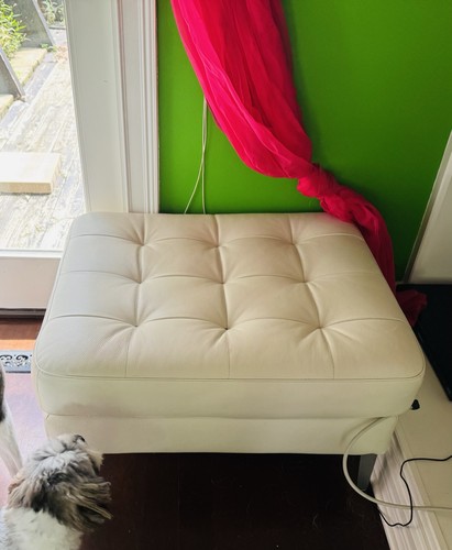 Ikea white ottoman great - ikea,