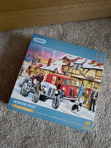 Gibsons winter post 500 piece - post,