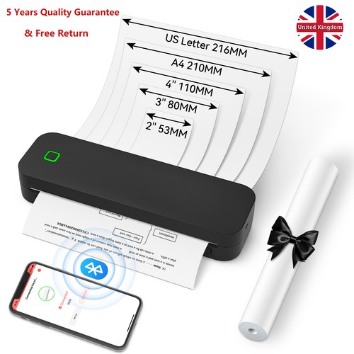 Portable thermal printer - a4,