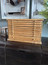 Pine Dental/Medical Box with Drawers