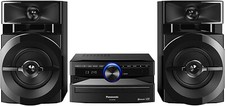 Panasonic SC-UX100E-K Black 300W Mini Hi-Fi System Bluetooth USB CD FM Radio