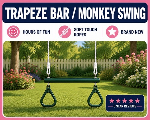 Trapeze monkey bar swing for - bar,