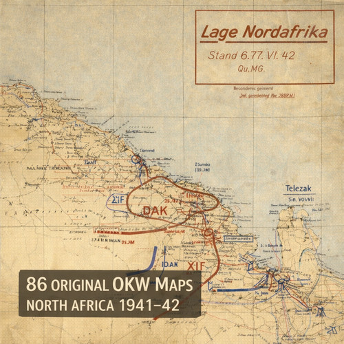 Afrika korps situation maps - situation,