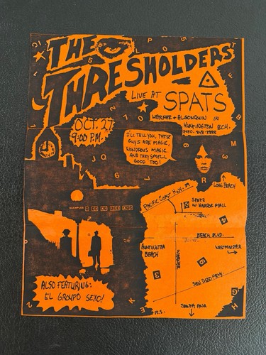 Vintage punk concert flyer - vintage,