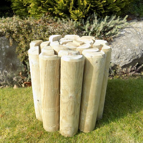 Log roll border - roll, edging
