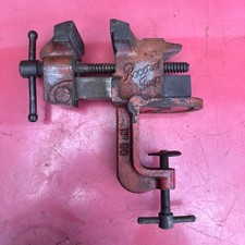 vintage record imp no 80 bench / table mount vice original paint 2 1/4 inch jaws