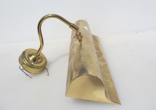 Vintage brass wall picture - brass,