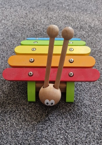Wooden catterpillar xylophone - catterpillar,