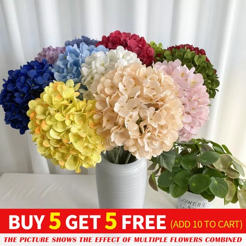 Artificial hydrangea fake silk - hydrangea,