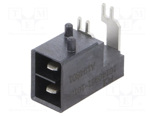 Male socket pcbs - on, connector